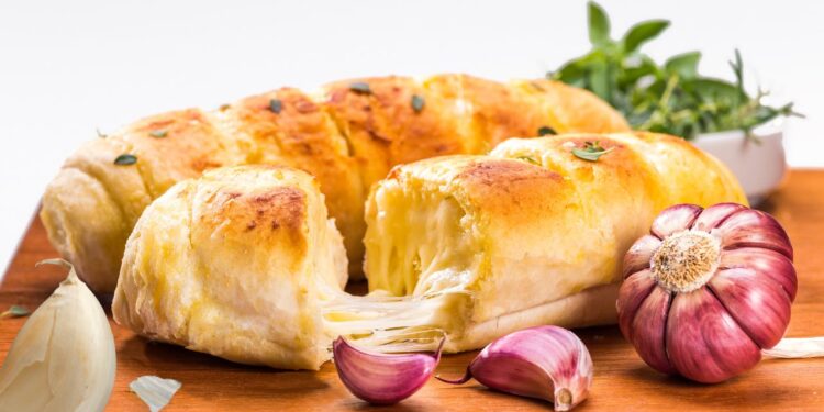 pão de alho caseiro