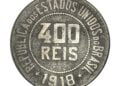 Moeda antiga valiosa de 400 réis