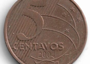 Moeda valiosa de reverso invertido